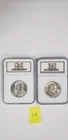 2 NGC Franklin half silver dollars 1-1963  MS65  &  1-1963-D  MS65