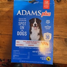 Adams Plus - Flea And Tick Protection - Spot On For Dogs -Lg 61 to 150 Lbs