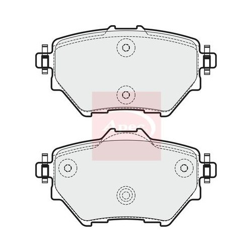 For PEUGEOT 308 II 2013 to 2021 BRAKE PADS (REAR) (R90) PAD1974