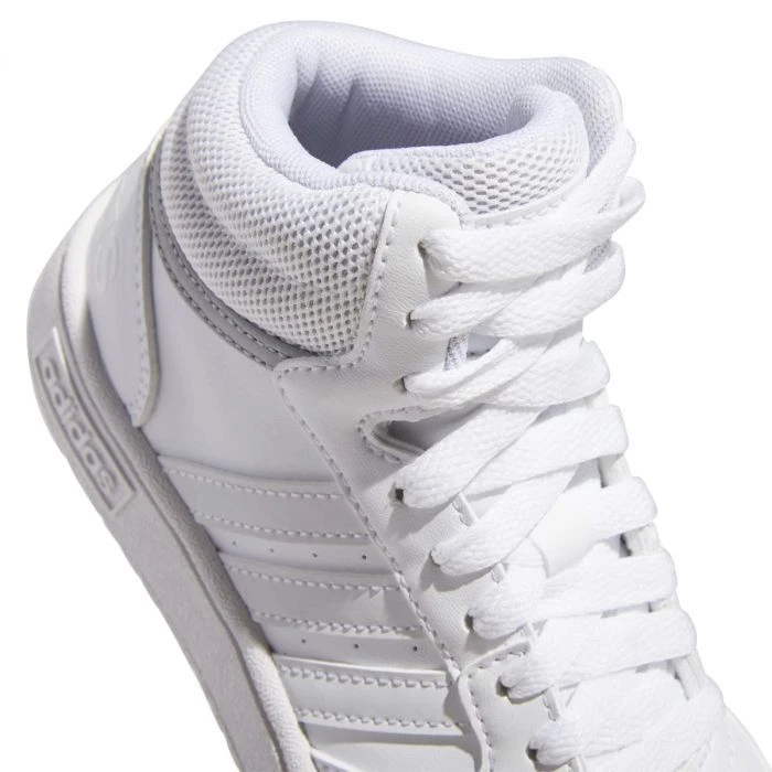 Adidas Hoops Mid Sneakers Basket Hi Ecopelle Scarpe Ragazzo Donna Bianche 37 1/3 - Immagine 2 di 2