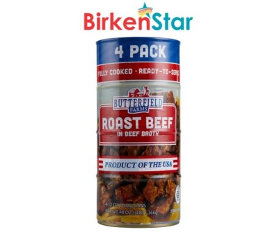 Butterfield Farms Roast Beef in Beef Broth (12 oz., 4 pk.) Great Price