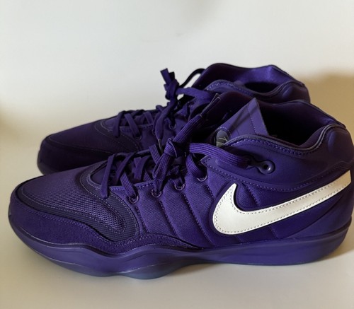 Nike Men’s 14 G.T. Hustle 2 TB PROMO Purple Basketball Shoes DX9190-500 NEW - Picture 3 of 8