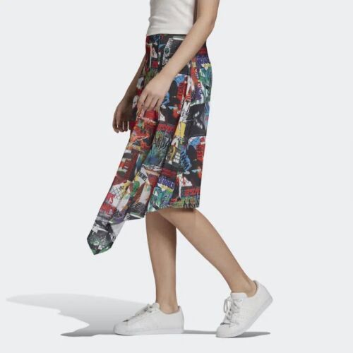adidas Allover Print Skirt 'Multicolor' FU3766 - Picture 3 of 4