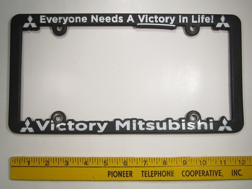 DEALER License Plate Frame VICTORY MITSUBISHI Bronx NY Z213h - 第 1/1 張圖片