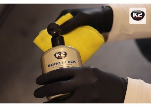 2 X K2 BONO NEGRO Parachoques y GOMA Volver a NEGRO RESTAURADOR ARAÑAZOS Plástico 250 ml - Imagen 7 de 11