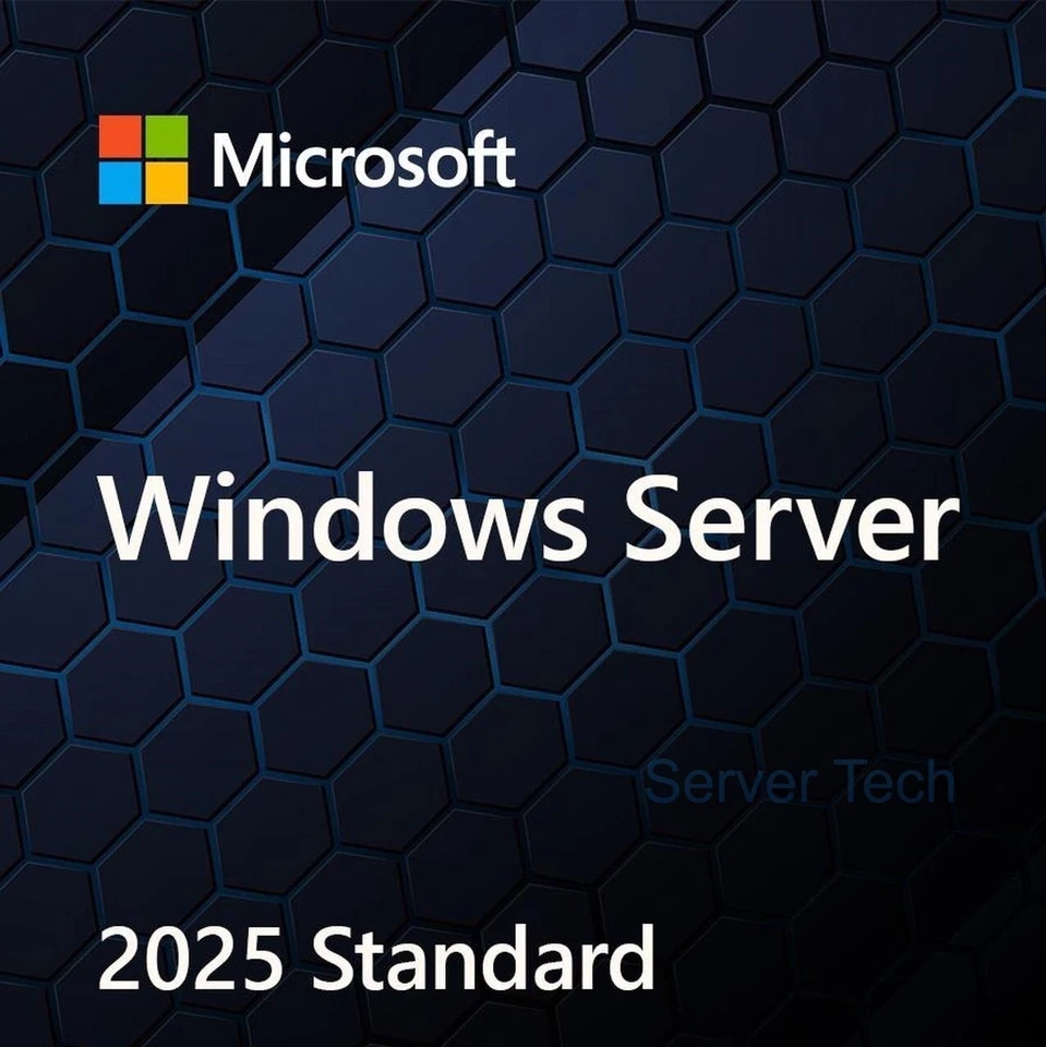 Microsoft Windows Server 2022 2025 Standard 16 Core DVD