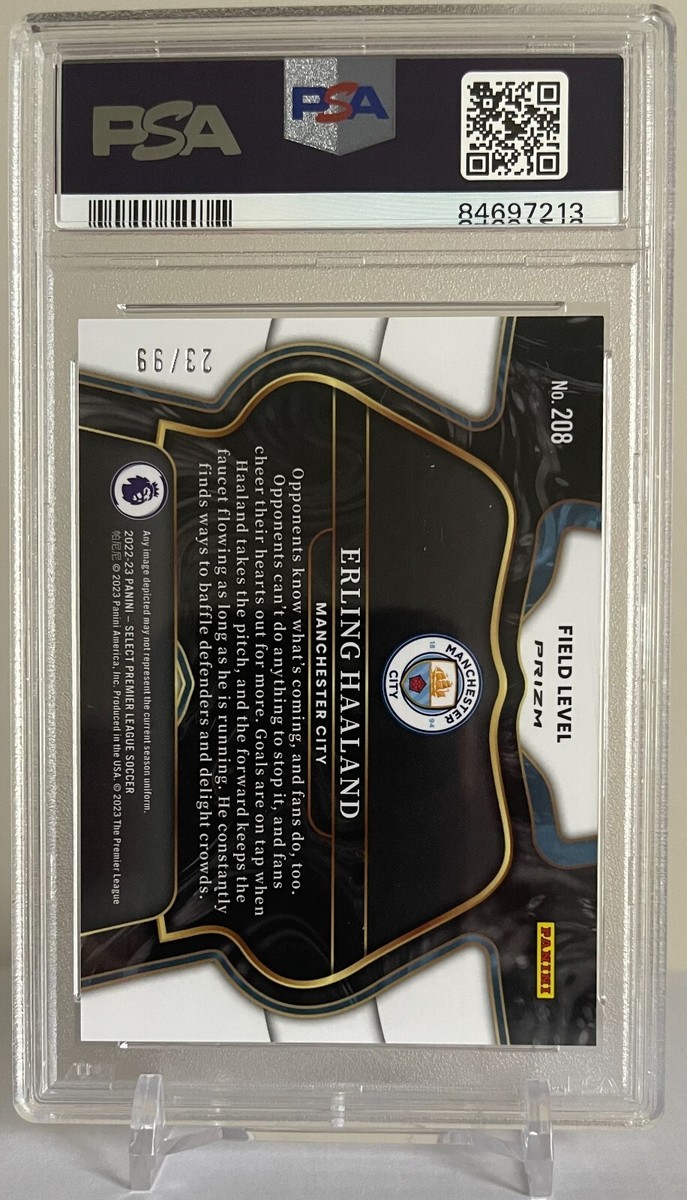 PANINI PRIZM ERLING HAALAND auto 直筆サイン 2022-23 Panini Revolution Premier League EPL ERLING HAALAND