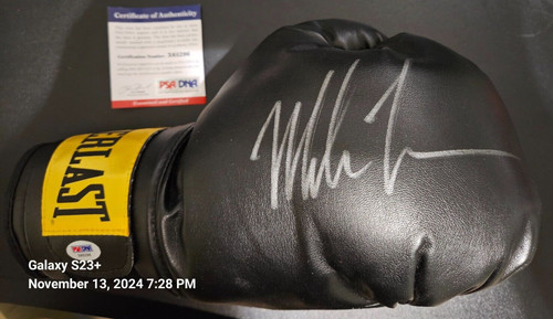 Mike Tyson Autographed Glove PSA DNA 