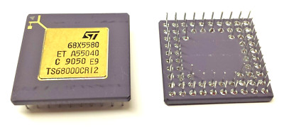 1 Stück TS68000CR12 | 12MHz | 16/32 BIT MICROPROCESSOR | PGA68 goldplate | 68000
