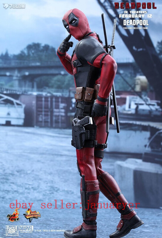 Perfect Hot Toys Mms347 1/6 Marvel Deadpool Ryan Reynolds Action
