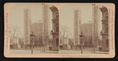 Notre Dame Cathedral, Montreal, Canada Old Photo