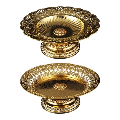 Round Fruit Tray Small Fruit Plate for Countertop Kitchen Birthday Party