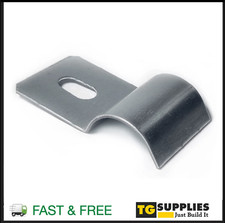 Heavy Duty Galvanised Half Saddle Pipe Clamp U Shape Angle Bracket Round Bracket