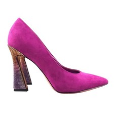 Nine West Women's Size 8M Trendz S2 Fuchsia Purple Pink Pointed Toe Heels