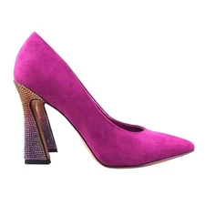 Nine West Women's Size 8M Trendz S2 Fuchsia Purple Pink Pointed Toe Heels