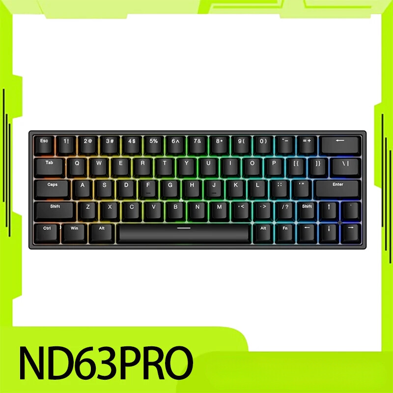 Mechanical Wired RGB Magnetic Switch Hotswappable Custom Gaming Keyboard