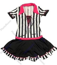 *Incharacter Women's Size Large Costume Teen Sassy Referee Cosplay Dress*