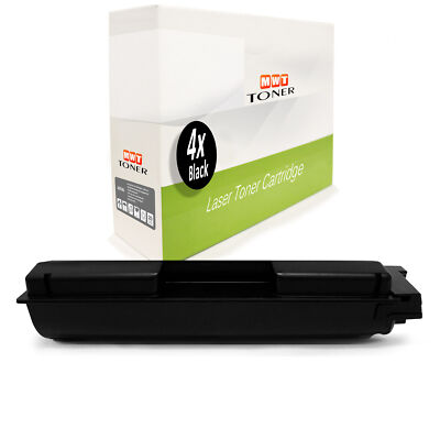 4x MWT Toner für SCHWARZ 1T02TX0UT0 / PK5019K Triumph-Adler P-C 4072 DN