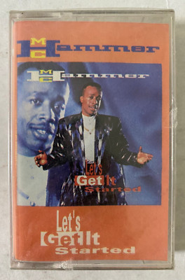 M.C. HAMMER -LET´S GET IT STARTED- MEXICAN TAPE ALBUM, STILL SEALED HIP HOP