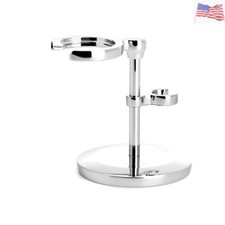 M HLE Chrome Stand for Traditional Classic Series Safety Razors Shaving B...