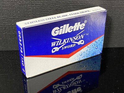 100x HERREN SPÄNE Double Edge / Sicherheitsrasierklingen VON GILLETTE