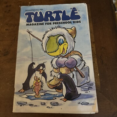 TURTLE Children s Magazine educational activities Jan/Feb 1996 preschool kids