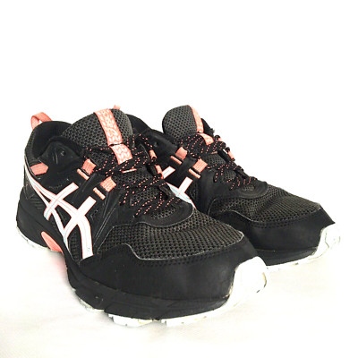 Asics Gel-Venture 8 Shoes Womens Size 8 Black Running Sneakers Athletic Lace Up 