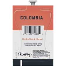 Flavia/Alterra COLOMBIA Coffee A180 Case/Box 100 Packs/Pods 5 Rails Columbia