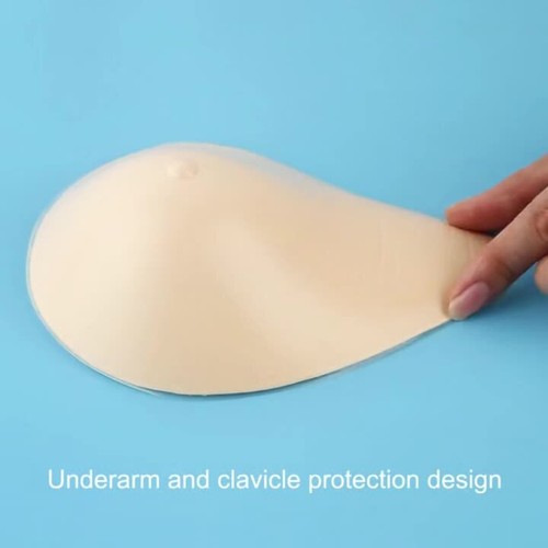 Silicone Breast Form Mastectomy Chest Light Weight Breathable Armpit Resection - Video 1 of 1