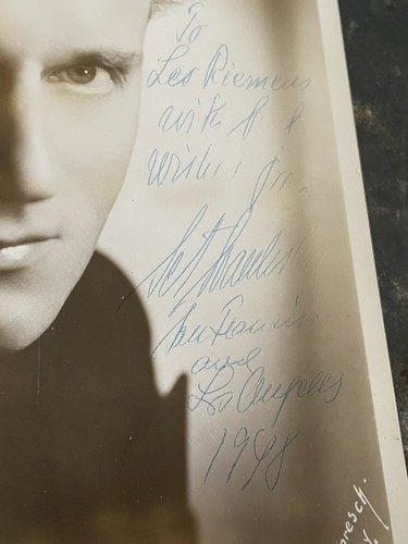 Vintage SET SVANHOLM signed 8x10 Photo - Swedish Opera Sänger TENOR - Bild 2 von 3