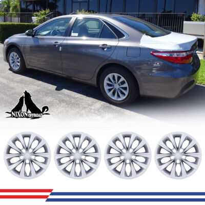 4 Pack 16'' Wheel Cover 10 Spoke Hubcaps for 2015 2016 2017 Toyota Camry Hybrid