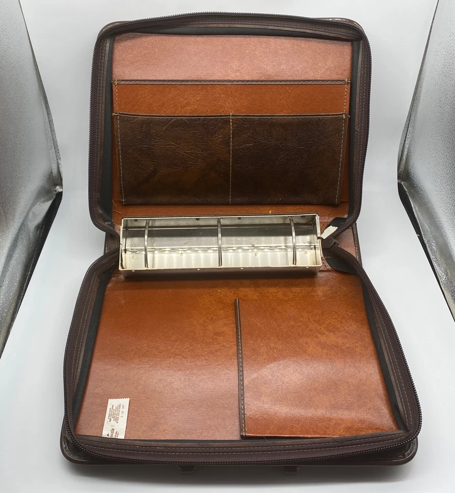 Bolso de cuero manual Citgo Well Control vintage estuche manual no incluido Foto 4 de 4