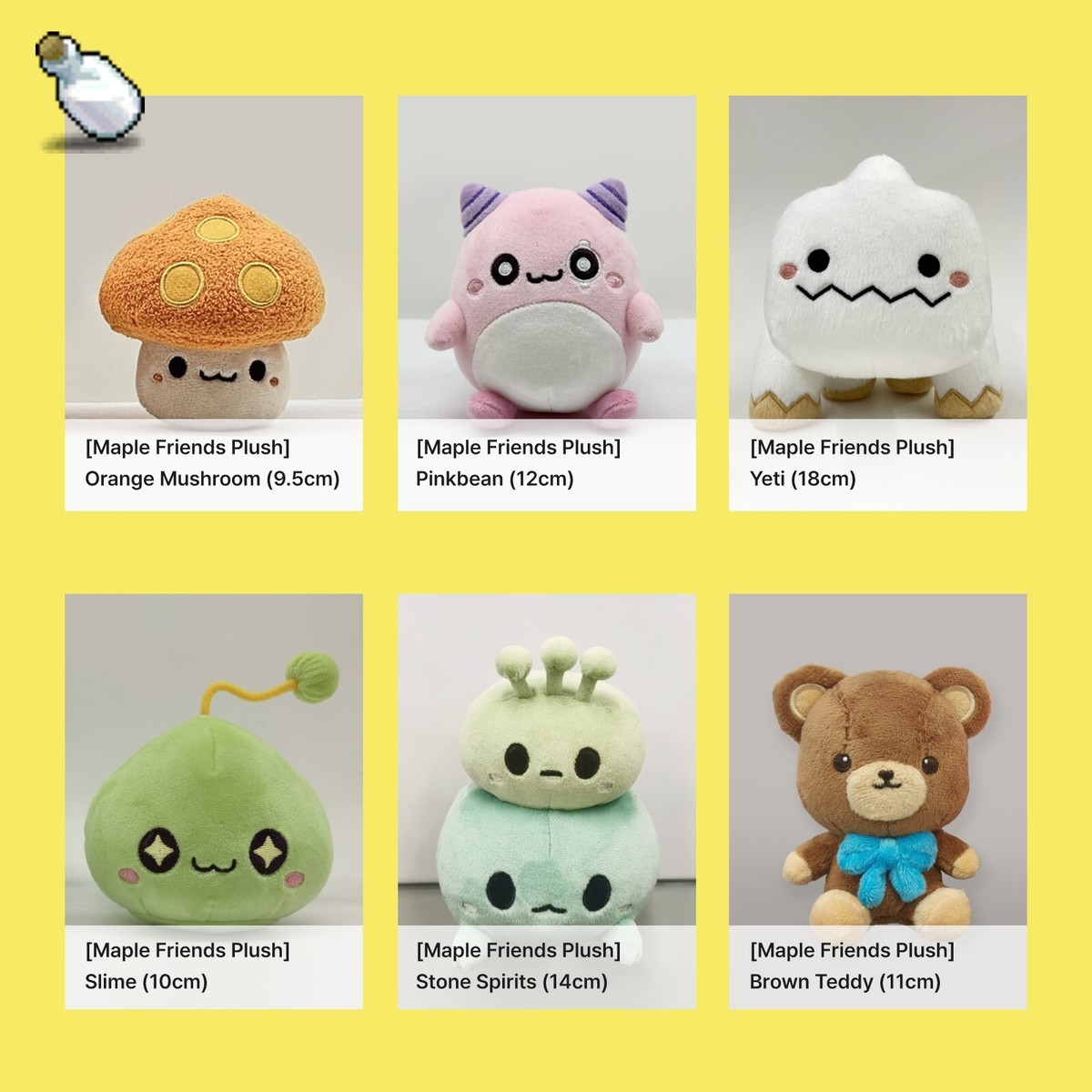 MapleStory MapleCon 2024 MapleFriends Plush + Meso Pouch