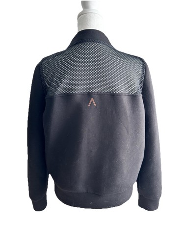 Chaqueta deportiva negra para mujer LUNAIR AUSTRALIA con ventilación trasera talla pequeña - Imagen 2 de 7