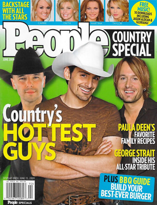 People Country Special Magazine Hottest Guys George Strait Paula Deen 2009