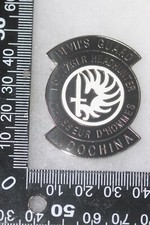 FRENCH FOREIGN LEGION MERCENARY DEVIL'S GUARD INDOCHINA BREAST BADGE KOPFJAGER