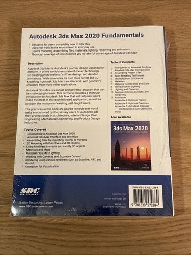 Autodesk 3ds Max 2020 Fundamentals by Ascent (2019, Trade Paperback) - Picture 2 of 3