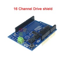 16CH 16 Channel 12-bit PWM Servo Drive Shield Board -I2C PCA9685 For Arduino