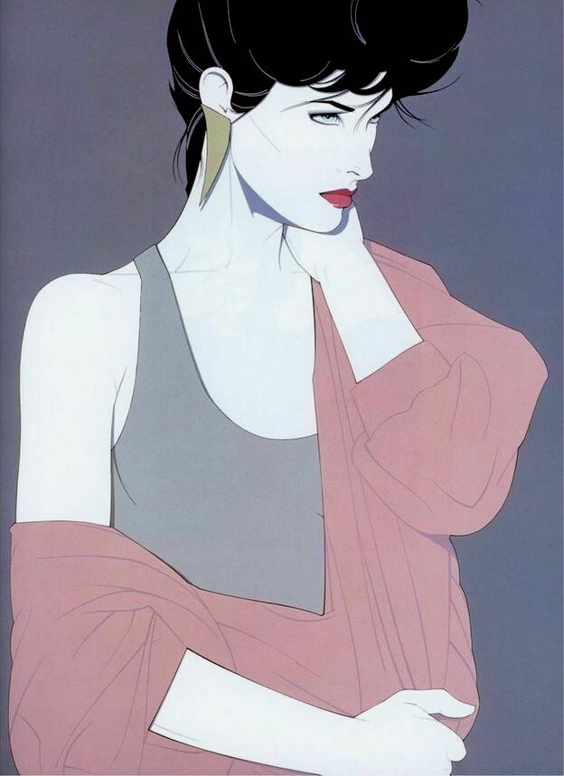 HUGE Original PATRICK NAGEL GALLERY Limited Edition Silkscreen