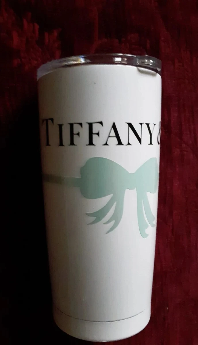 Tiffany Co. 20 oz. Travel Mug Cup Tumbler Stainless Decorative