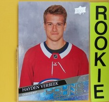 HAYDEN VERBEEK  2020-21  ROOKIE YOUNG GUNS   #714  Montreal Canadiens