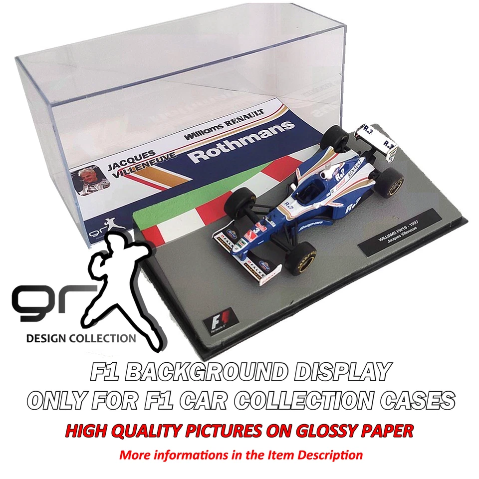 [FULL] F1 Car Collection JUST BACKGROUND DISPLAY Showcase / INLAY / NO MODEL CAR - Immagine 3 di 4
