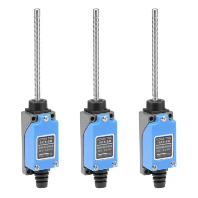 METALLIXITY 3 Stück ME-9101 Flexible Federstange Momentary Endschalter 1NC 1NO M5 Halterung