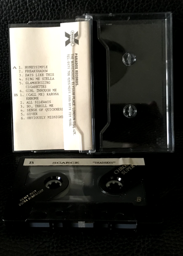 Scarce - Deadsexy Rare 1995 Advance Promo Tape Cassette Anastasia Screamed Punk - Picture 3 of 3