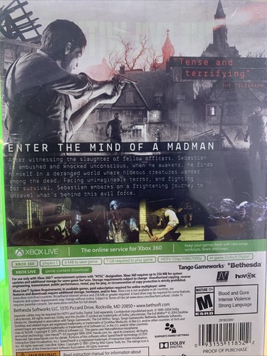 Evil Within - Microsoft Xbox 360 Complete With Manual & Extras Tested Works Gr8 - Picture 3 of 4