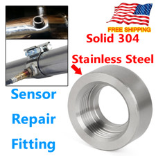 22x1.5 Diesel Particulate Soot Sensor Repair Fitting Mount Weld Bung Solid Steel