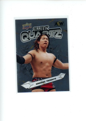 2024 Upper Deck Allure AEW Konosuke Takeshita #AQ-11 Allure Quartz Case Hit A