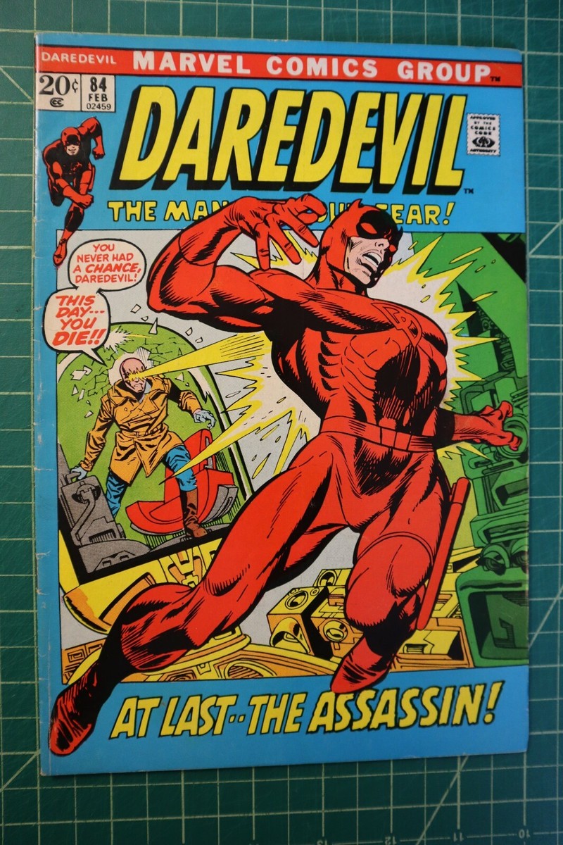 DAREDEVIL #84 FEB 1972 IN LOWER GRADE/VG CONDITION OW PAGES CONWAY