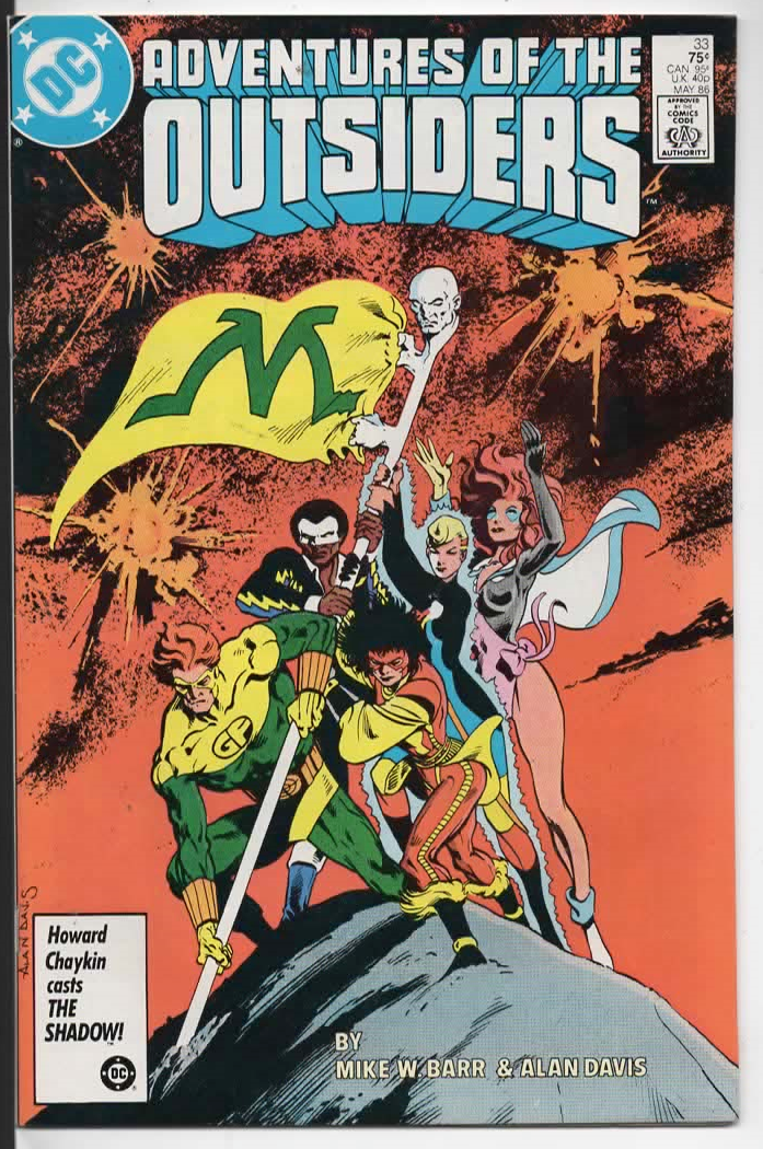 Adventures of the Outsiders #33 Fine DC 1986 " SB | eBay