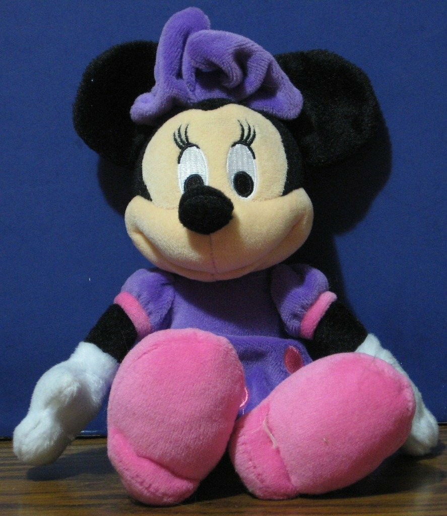 minnie mouse purple dress Ty Beanie Babies Minnie Mouse